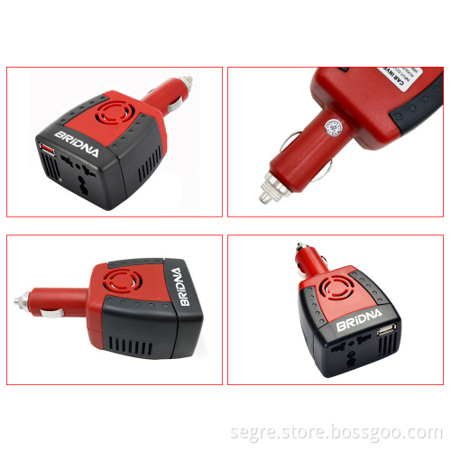 hot sales 150w car power inverter dc 12v to ac 220v mini car inverter with USB output